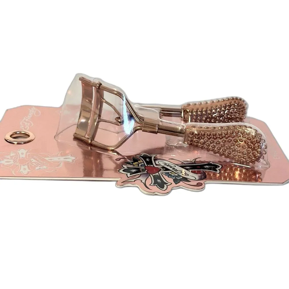 Ed Hardy Rose Gold Eyelash Curler Stainless Steel New & Sealed